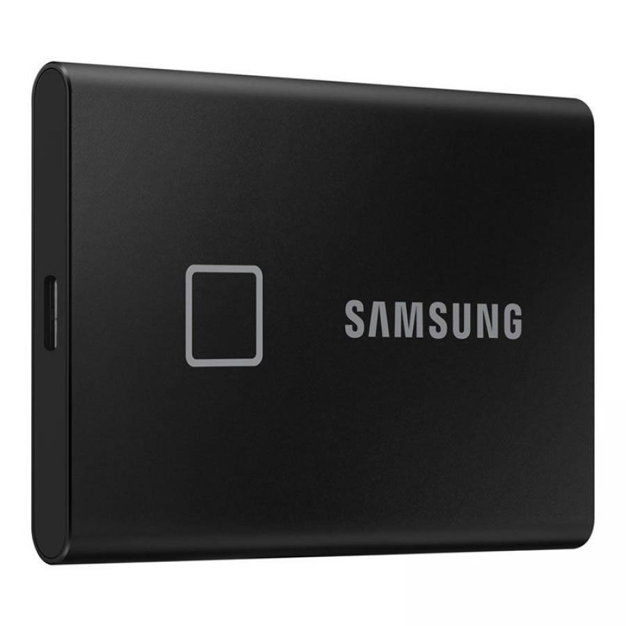 Disco Externo SSD Samsung Portable T7 Touch 1TB/ USB 3.2/ Negro - Imagen 1