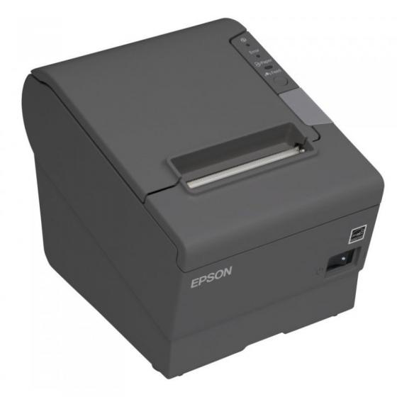 Impresora de Tickets Epson TM-T88 V/ Térmica/ Ancho papel 80mm/ USB-RS232/ Negra