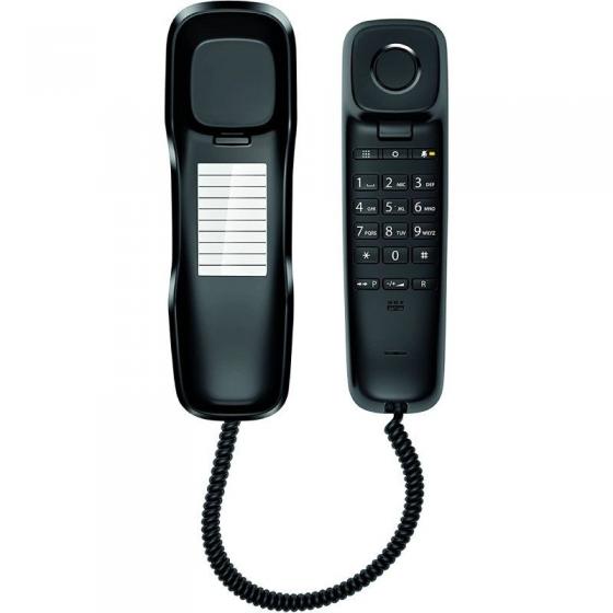 Teléfono Gigaset DA210/ Negro