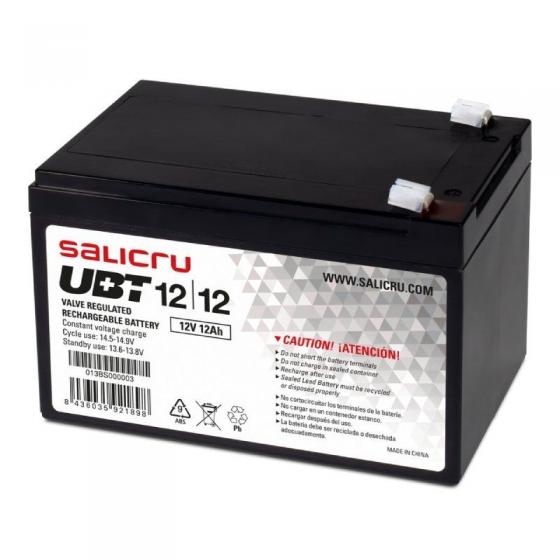 Batería Salicru UBT 12/12 compatible con SAI Salicru según especificaciones - Imagen 1