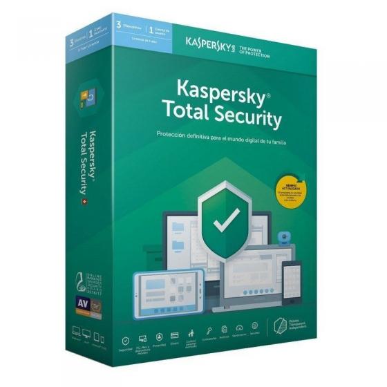 Antivirus Kaspersky Total Security 2020/ 3 Dispositivos/ 1 Año - Imagen 1