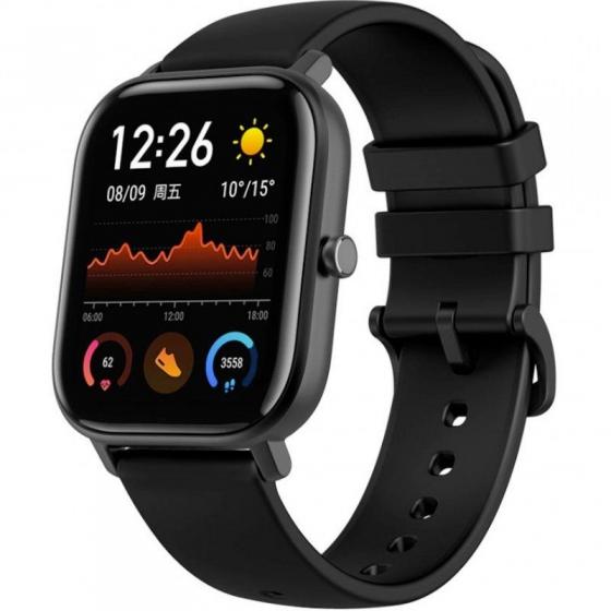 Smartwatch Huami Amazfit GTS/ Notificaciones/ Frecuencia Cardíaca/ GPS/ Negro - Imagen 1