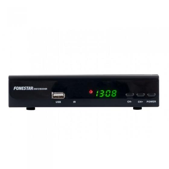 RECEPTOR DE SOBREMESA FONESTAR RDT-759HD - DVB-T2 HD - USB PVR - HDMI - EUROCONECTOR - AUDIO DIGITAL COAXIAL - RCA - MANDO A DIS