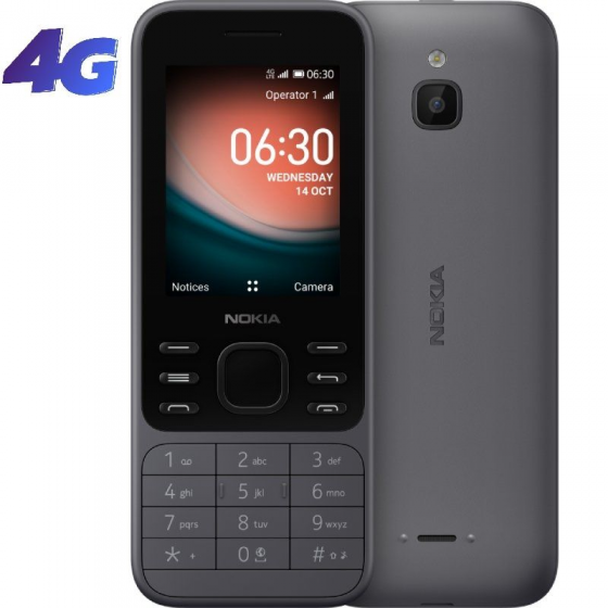 Teléfono Móvil Nokia 6300/ Gris - Imagen 1