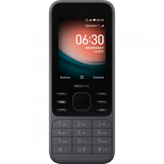 Teléfono Móvil Nokia 6300/ Gris