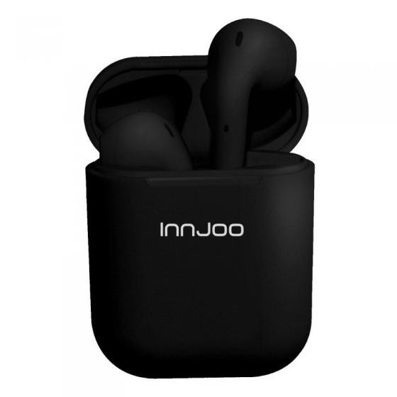 Auriculares Bluetooth Innjoo GO con estuche de carga/ Negros - Imagen 1