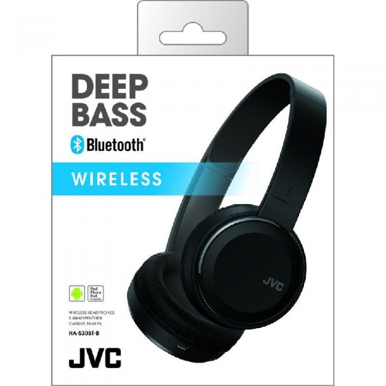 Auriculares Inalámbricos JVC HA-S30BT/ con Micrófono/ Bluetooth/ Negros