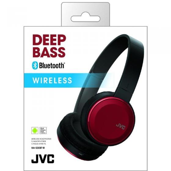 Auriculares Inalámbricos JVC HA-S30BT/ con Micrófono/ Bluetooth/ Rojos