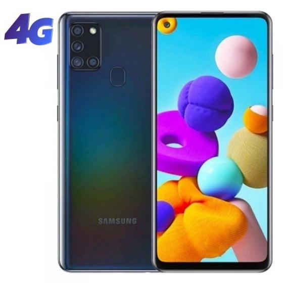 Smartphone Samsung Galaxy A21S 3GB/ 32GB/ 6.5'/ Negro