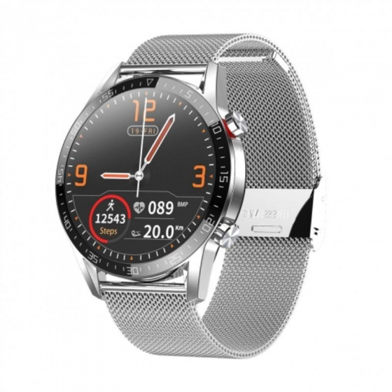 Smartwatch Innjoo Voom Atom/ Notificaciones/ Frecuencia Cardíaca/ Plata