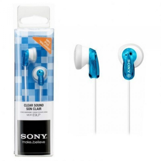 Auriculares Intrauditivos Sony MDR-E9LP/ Jack 3.5/ Azules - Imagen 4