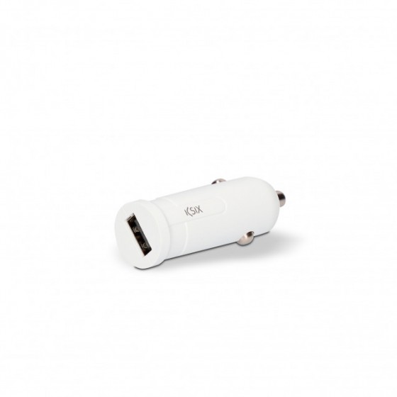 Pack Carga Ksix MFI 2.4A cargador hogar y coche USB + cable Lightning