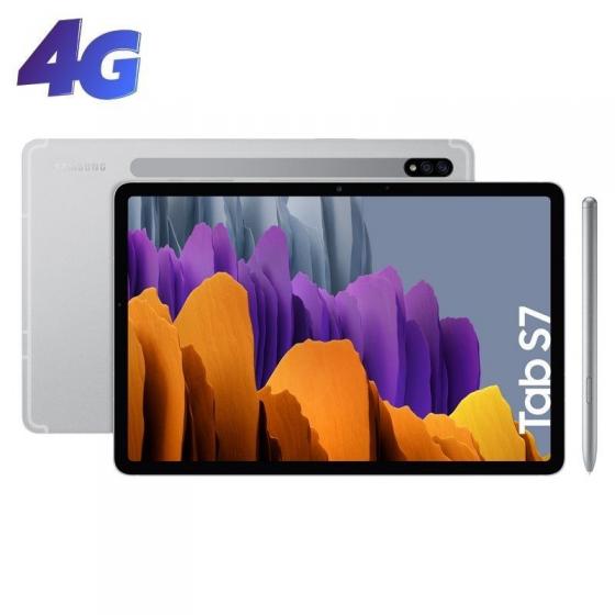 Tablet Samsung Galaxy Tab S7 11'/ 6GB/ 128GB/ 4G/ Plata - Imagen 1