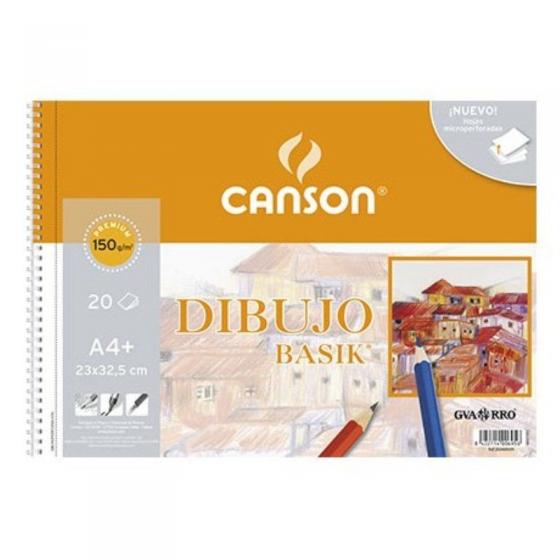 Cuaderno de Dibujo con Espiral Canson C200400695/ A4+/ 20 Hojas - Imagen 1