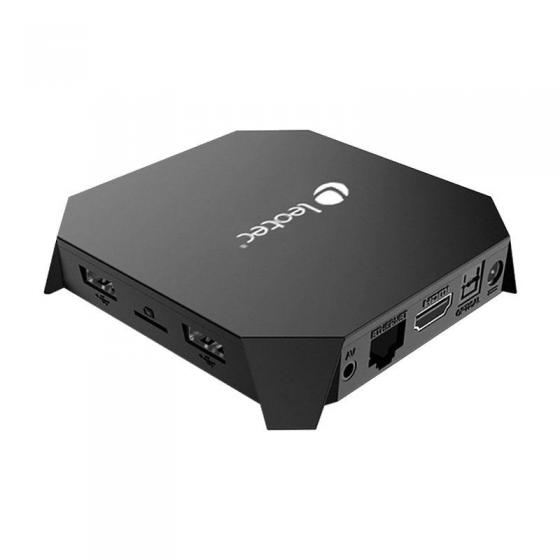 ANDROID TV BOX LEOTEC Q4K18 LETVBOX08 - QC 1.5GHZ - 8GB - 1GB RAM - HDMI - LAN - WIFI - ANDROID 7.1 - MANDO A DISTANCIA - Imagen