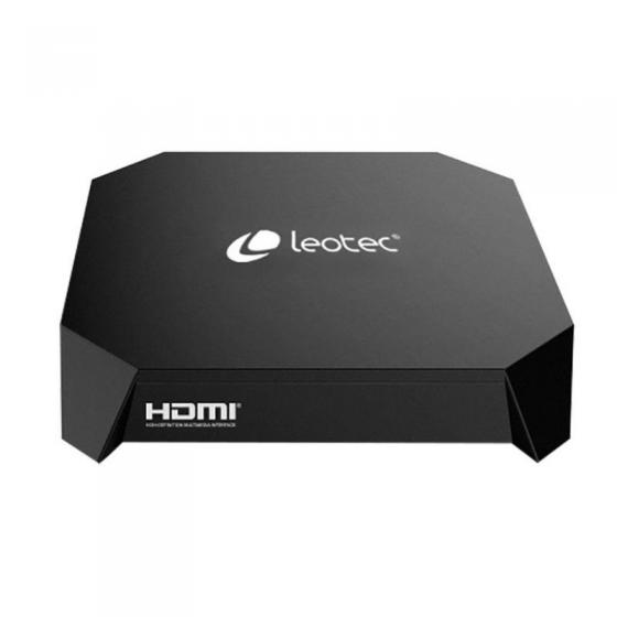 ANDROID TV BOX LEOTEC Q4K18 PLUS LETVBOX10 - QC - 8GB - 1GB RAM - 4K - HDMI - LAN - BT 4.1 - WIFI - MICRO SD - ANDROID 7.1 - MAN
