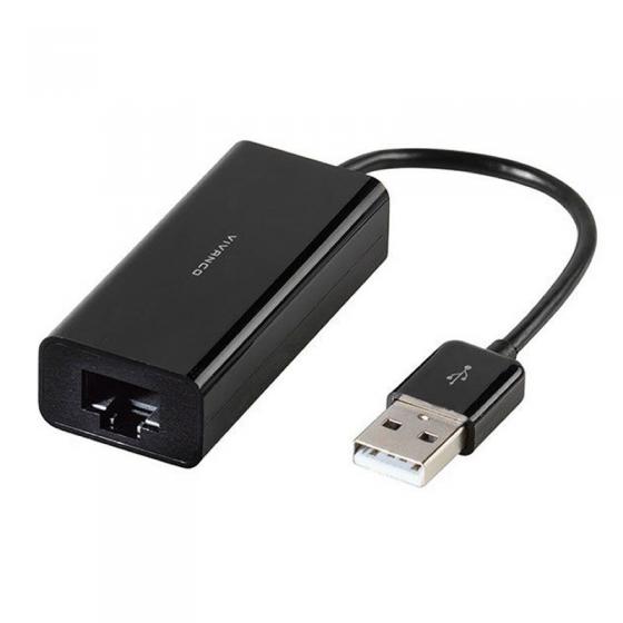 Adaptador USB - RJ45 Vivanco 36669/ 200Mbps - Imagen 1
