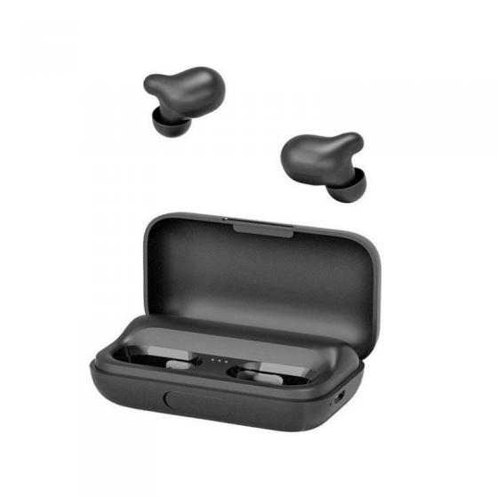 Auriculares Bluetooth Haylou T15 con estuche de carga/ Autonomía 3.5h/ Negros