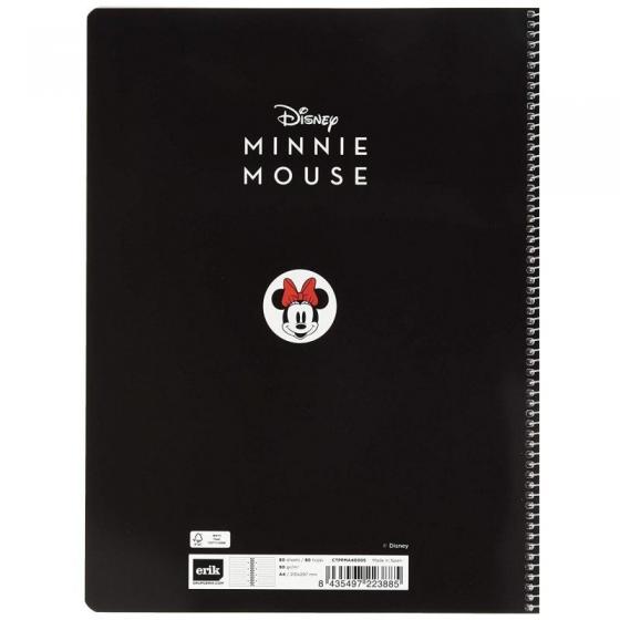 Cuaderno con Espiral Rayado Erik Minnie Mouse CTPPMA40005/ A4/ 80 Hojas