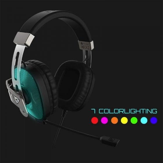 AURICULARES CON MICRÓFONO GAMING THUNDERX3 TH40 - SONIDO VIRTUAL 7.1 - DRIVERS 53MM - 7 COLORES LED - CONECTOR USB - CABLE 2.1M