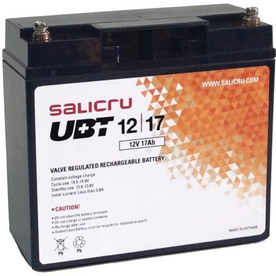 Batería Salicru UBT 12/17 compatible con SAI Salicru según especificaciones