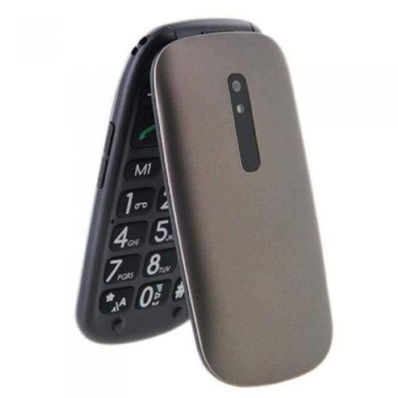 TELÉFONO MÓVIL LIBRE TELEFUNKEN TM 220 COSÍ MARRÓN - PANTALLA 2.4'/6.09CM - TECLAS GRANDES - GSM - CÁMARA - RADIO FM - MP3 - RAN