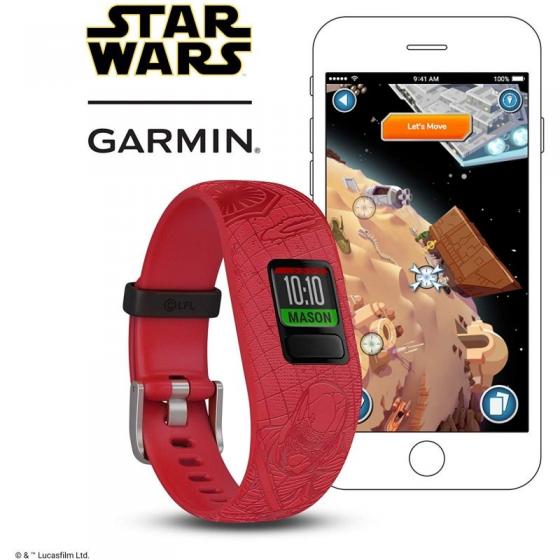 Pulsera Smartband Infantil Garmin VivoFit JR2 Star Wars Lado Oscuro/ Roja