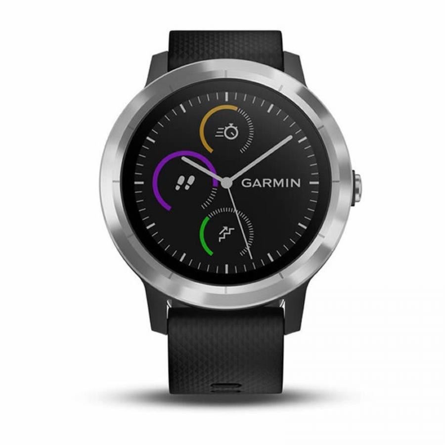 Smartwatch Garmin Vívoactive 3/ Notificaciones/ Frecuencia Cardíaca/ GPS/ Acero y Negro - Imagen 2