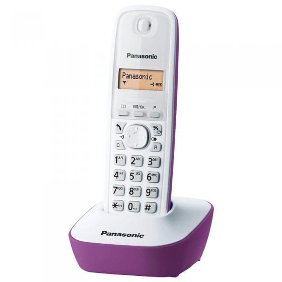 Teléfono Inalámbrico Dect Panasonic KX-TG1611JTF/ Blanco y Fucsia