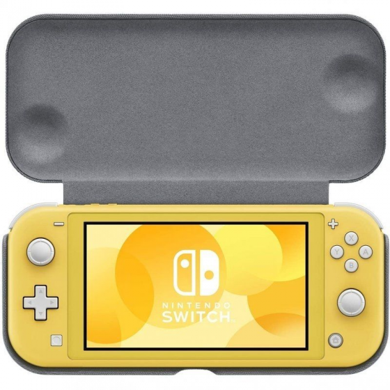 Funda Plegable + Protector de pantalla para Nintendo Switch Lite/ Gris