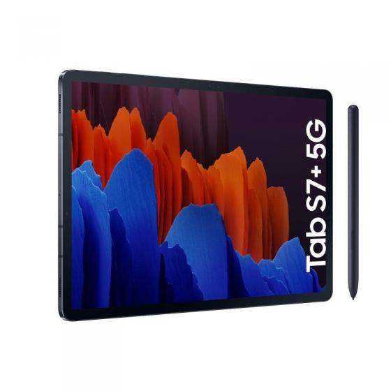 Tablet Samsung Galaxy Tab S7+ 12.4'/ 8GB/ 256GB/ 5G/ Negra