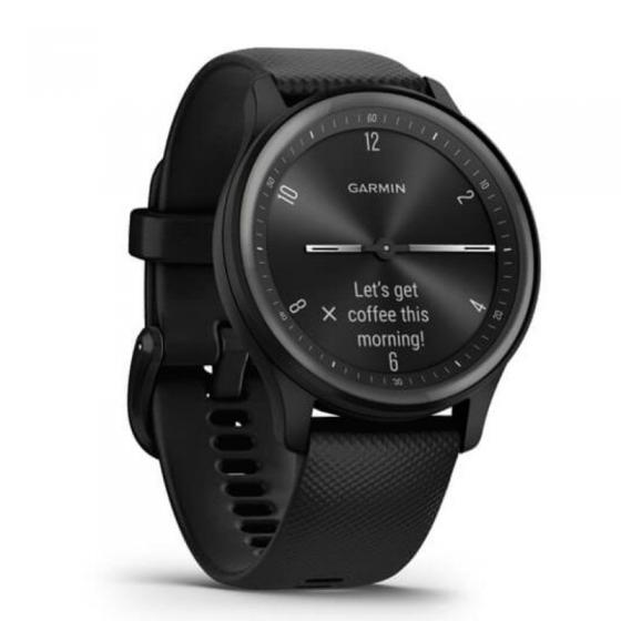 Smartwatch Garmin Vivomove Sport/ Notificaciones/ Frecuencia Cardíaca/ GPS/ Negro Pizarra